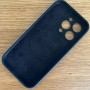 Чехол для Iphone 14 pro, Silicone Case Magsafe с защитой камеры, черный