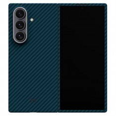 Чехол из кевлара для Samsung Z Fold 7, Magssory Aramid Frame Case синий