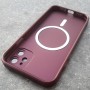 Чехол с MagSafe для iPhone 11 с эффектом металлик, бордо
