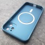 Чехол с MagSafe для iPhone 11 с эффектом металлик, зеленый