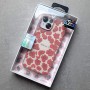 Iphone 13 чехол Mikalen розовый с блестками