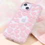 Iphone 13 чехол Mikalen розовый с блестками
