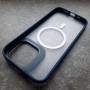 Чехол-подставка для iPhone 14 Pro Max Mutural Caidun Series синий