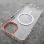 Чехол для iPhone 15 Mutural Crystal Star, оранжевый