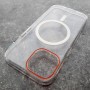 Чехол для iPhone 15 Mutural Crystal Star, оранжевый