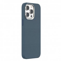 Чехол Mutural Deluxe для iPhone 15 Pro Max, синий