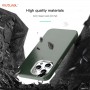 Чехол Mutural Deluxe для iPhone 15 Pro, зеленый