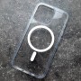 Чехол с MagSafe для iPhone 13 Pro Mutral JingTou прозрачный