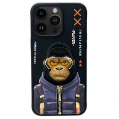 Чехол с  вышивкой для iPhone 16 Pro Nimmy #47 Бибизян