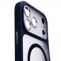 Для iPhone 17 Pro Max чехол Nuiu / Doyer с MagSafe матовый с синим