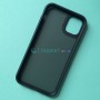 Матовый тонированный чехол для Apple iPhone 11 Pro с силиконовыми гранями Q-Series, черный