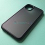 Матовый тонированный чехол для Apple iPhone 11 Pro с силиконовыми гранями Q-Series, черный
