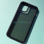 Тонированный чехол для Apple iPhone 11 Pro с силиконовыми гранями Q-Series Carboon, черный