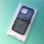 Тонированный чехол для Apple iPhone 13 Pro с силиконовыми гранями Q-Series Carboon, черный