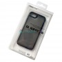 Матовый тонированный чехол для Apple iPhone 7 Plus / 8 Plus с силиконовыми гранями Q-Series, черный