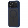 Чехол с MagSafe PC+TPU для iPhone 17 Pro Max, MagicMask iRon Case MagSafe матовый Dark Blue