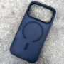 Чехол с MagSafe PC+TPU для iPhone 17 Pro, MagicMask iRon Case MagSafe матовый Dark Blue