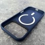Чехол с MagSafe PC+TPU для iPhone 17 Pro, MagicMask iRon Case MagSafe матовый Dark Blue