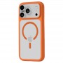 Чехол с MagSafe PC+TPU для iPhone 17 Pro, MagicMask iRon Case MagSafe матовый Orange