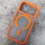 Чехол с MagSafe PC+TPU для iPhone 17 Pro, MagicMask iRon Case MagSafe матовый Orange