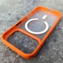 Чехол с MagSafe PC+TPU для iPhone 17 Pro, MagicMask iRon Case MagSafe матовый Orange
