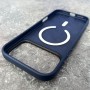 Чехол с MagSafe PC+TPU для iPhone 17 Pro Max, MagicMask iRon Case MagSafe матовый Dark Blue