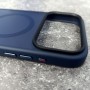 Чехол с MagSafe PC+TPU для iPhone 17 Pro Max, MagicMask iRon Case MagSafe матовый Dark Blue