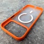Чехол с MagSafe PC+TPU для iPhone 17 Pro Max, MagicMask iRon Case MagSafe матовый Orange