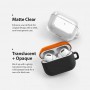 Чехол для AirPods Pro, Ringke Case Orange And Black, черно-оранжевый Чехол для AirPods Pro, Ringke Case Orange And Black, черно-оранжевый