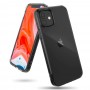 Прозрачный чехол для iPhone 12 / 12 Pro, Ringke Fusion Black, с черными силиконовыми гранями