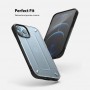 Чехол для iPhone 12 / 12 Pro, Ringke UX Ash Gray, тонированный с черными силиконовыми гранями
