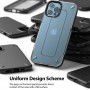 Чехол для iPhone 12 / 12 Pro, Ringke UX Ash Gray, тонированный с черными силиконовыми гранями