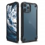 Чехол для iPhone 12 / 12 Pro, Ringke Fusion X2 Matte Black, матовый с черными силиконовыми гранями.
