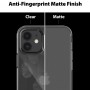 Матово-прозрачный чехол для iPhone 12 Mini, Ringke Fusion Matte Clear, с силиконовыми гранями