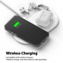 Матово-прозрачный чехол для iPhone 12 Mini, Ringke Fusion Matte Clear, с силиконовыми гранями