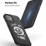 Гелевый чехол со стильным принтом для iPhone 12 Mini, Ringke Onyx Designe Quit Talking Гелевый чехол со стильным принтом для iPhone 12 Mini, Ringke Onyx Designe Quit Talking