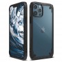 Матово-прозрачный чехол для iPhone 12 Pro Max, Ringke Fusion X Black, с черными силиконовыми гранями Матово-прозрачный чехол для iPhone 12 Pro Max, Ringke Fusion X Black, с черными силиконовыми гранями