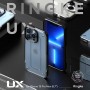 Чехол для iPhone 13 Pro Max, Ringke UX Matte Clear, прозрачно-матовый с черными силиконовыми гранями