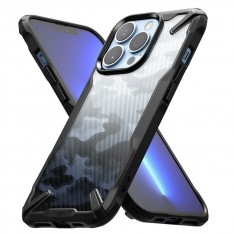 Противоударный чехол для iPhone 13 Pro Max, Ringke Fusion X Design Camo Black