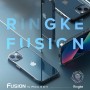 Прозрачный чехол для iPhone 13, Ringke Fusion, с черными силиконовыми гранями