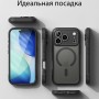 Чехол Ringke для iPhone 17 Pro, Fusion Bold Magnetic, Matte Smoke