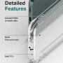 Матово-прозрачный чехол для Samsung S22 Plus, Ringke Fusion Matte Clear, с силиконовыми гранями Матово-прозрачный чехол для Samsung S22 Plus, Ringke Fusion Matte Clear, с силиконовыми гранями