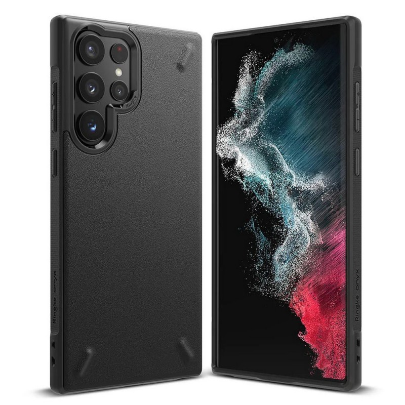 Гелевый чехол для Samsung S22 Ultra, Ringke Onyx Black, черный Гелевый чехол для Samsung S22 Ultra, Ringke Onyx Black, черный