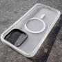 Чехол для iPhone 14 Pro Max, армированный Rock, матовый белый