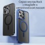 Чехол для iPhone 15 Pro, Rock RPC3214, матовый серый