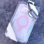 Чехол MagSafe для iPhone 15, Rock RPC3235, матовый с розовым