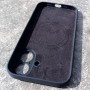 Чехол для iPhone 16, силиконовый черный, защита камеры, Magsafe