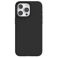 Чехол с MagSafe для iPhone 16 Pro Silicone Case, Premium, (без рисунка) черный