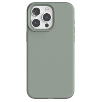 Чехол с MagSafe для iPhone 16 Pro Silicone Case, Premium, (без рисунка) оливковый
