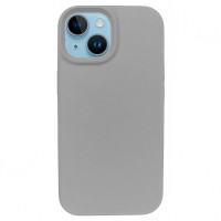 Чехол с MagSafe для iPhone 15 Silicone Case, Premium, (без рисунка) графит